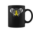 Neuroblastoma Awareness Ribbon Butterfly Coffee Mug