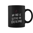 No One Is Illegal On Stolen Land Support American Indians Coffee Mug