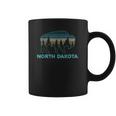 North Dakota Bison Vintage American Buffalo Coffee Mug