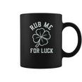 Panoware Irish St Patricks Day Rub Me For Luck Shamrock Coffee Mug