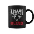 I Make People Bleed Gift Tattoo Artist Tattooing And Tattooed Meaningful Gift Coffee Mug