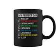 My Perfect Day Video Games Cool Gamer Play Super Smash Bros Ultimate All Day 2020 Coffee Mug