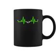 Pinball Heartbeat Flipper Ecg Pulse Line Coffee Mug