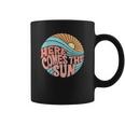 Pink Groovy Here Comes The Sun Classic For Women Men Sun Gifts Coffee Mug