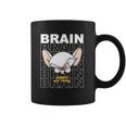 Pinky And The Brain Text Stack Big Face Coffee Mug