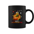 Pooh Bear Happy Hallothanksmas Coffee Mug