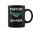 Poppop Grandpa Gift Poppop Grandpa Shark Coffee Mug