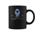 Prostate Awareness Ribbon Mustache Coffee Mug