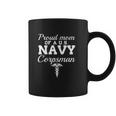 Proud Mom Of A Us Navy Corpsman Coffee Mug