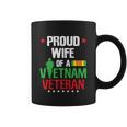 Proud Wife Vietnam Veteran Gift Veterans Day War Gift Graphic Design Printed Casual Daily Basic Coffee Mug