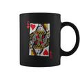 Queen Of Hearts Playing Card Funny Coffee Mug