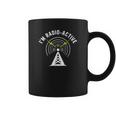 Im Radio Active With Tower Antenna Funny Ham Radio Coffee Mug