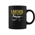 I Rather Fly Solo Funny Airplane Pilot Gift Coffee Mug