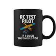 Rc Test Pilot Gift For Rc Plane Model Airplane Lover Coffee Mug