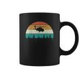 Retro Black Hawk Helicopter Pilot Vintage Sunset Coffee Mug