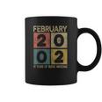 Retro Born In 2002 Limited Edition 19Th Bday 19 Years Old Coffee Mug