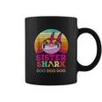 Retro Vintage Sister Shark Doo Doo Doo Coffee Mug