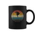 Retro Vintage Sunset Jiu Jitsu Silhouette Cute Funny Gift Coffee Mug