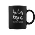 He Has Risen Matthew 286 Coffee Mug