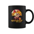 Roast Beef Funny Cow Sunbathing On The Beach Coffee Mug