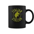 Rocky Italian Stallion Black Coffee Mug