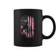 Rodeo Bull Rider Patriotic American Flag Cowboys Coffee Mug