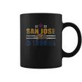 San Jose California Flag Vintage Fade Coffee Mug