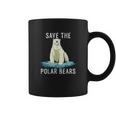 Save The Polar Bears Anti Climate Change Polar Bear Coffee Mug