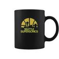 Seattle Supersonics Basketball Print Coffee Mug