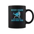 Siberian Husky Shark Doo Doo Doo Coffee Mug