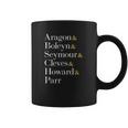 Six Wives Of Henry Viii Aragon Boleyn Seymour Cleves Coffee Mug