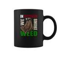 Sloth Stoner October Marijuana Weed Ganja Gift Coffee Mug