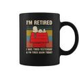 Snoopy I’M Retired I Was Tired Yesterday & I’M Tired Again Today Shirt Coffee Mug