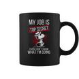 Snoopy My Job Is Top Secret Even I Dont Shirt Coffee Mug