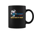 Snoopy Natural Light Never Broke My Heart Coffee Mug