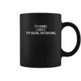 Im Sorry I Cant Im Social Distancing Coffee Mug