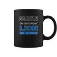 Spartan On Saturday Lion On Sunday Coffee Mug