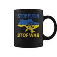 Stop Putin Stop War Stand With Ukraine Free Ukraine Support Men Women T-Shirt Graphic Print Casual Unisex Tee Coffee Mug