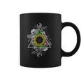 Sunflower Sacred Geometry Floral Flower Of Life Hippie Women Coffee Mug