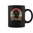 Tax The Rich Retro Vintage Anti Capitalist Political Coffee Mug