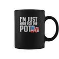 Texas Holdem Gift I Am Just Here For The Pot Poker Humor Coffee Mug