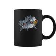 Tough Smoking Daddy Shark Coffee Mug