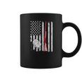 Turkey Hunting American Flag Rifle Weathered Coffee Mug