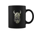 Uff Da Norwegian Quote Scandinavian Viking Helmet Beard Man Coffee Mug