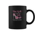 Una Reina Nacio En Julio Feliz Cumpleanos Para Mii Diamonds High Heels Coffee Mug