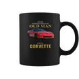 Never Underestimate An Old Man With A Corvette Coffee Mug