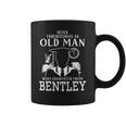 Never Underestimate An Old Man Who Graduated From BentleyShirt Long Sleeve Hoodie Sweatshirt Coffee Mug