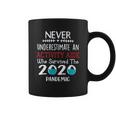 Never Underestimate Who Survived The Pandemic Activity Aide Coffee Mug