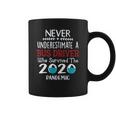 Never Underestimate Who Survived The Pandemic Bus Driver Coffee Mug