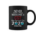 Never Underestimate Who Survived The Pandemic Cst Coffee Mug